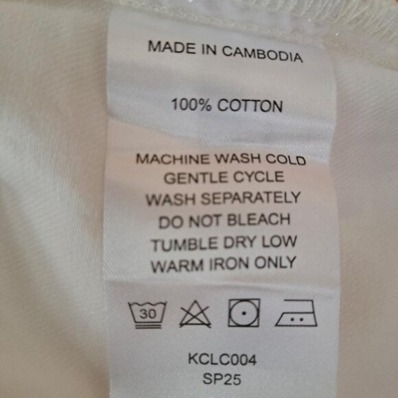 Quince Women's White Denim Western Shirt Size XS - Picture 5 of 5